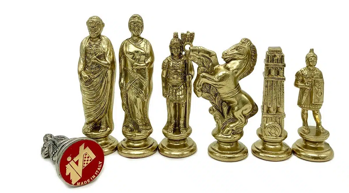 Metalen Schaakspel Julius Caesar - Afbeelding 5