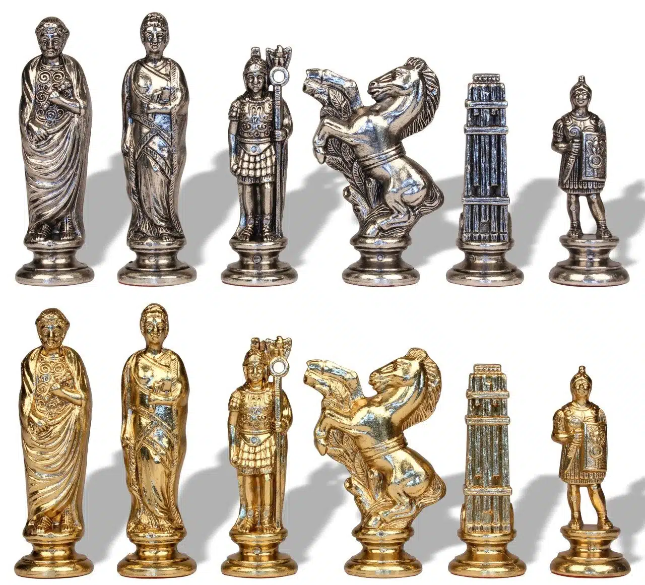 Metalen Schaakspel Julius Caesar - Afbeelding 6