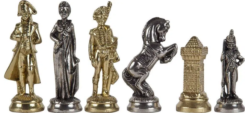 Schaakspel in Metaal Grand Napoleon