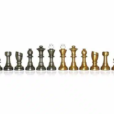 Jeu d'Echecs en Laiton 