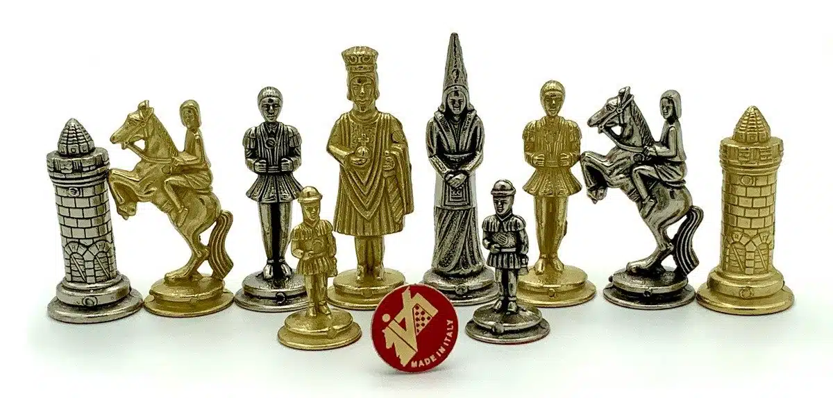 Schaakspel in Metaal Camelot - Afbeelding 6