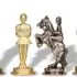 Schaakspel in Metaal Camelot - 6,7 cm