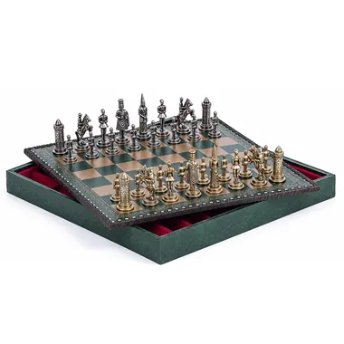 Camelot kist open met roodgevoerde opberglade