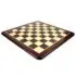 Rond schaakbord in rozenhout en esdoorn, mat - 46 x 46 cm