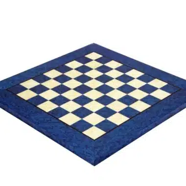 Schaakbord van Blauw Esdoornhout