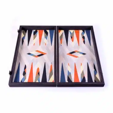 Abstract Multikleurig Backgammon