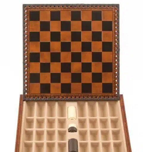 Camelot Koning Arthur Set XII Schaakbord met Opbergruimte en Schaakspel in Metaal - Afbeelding 18