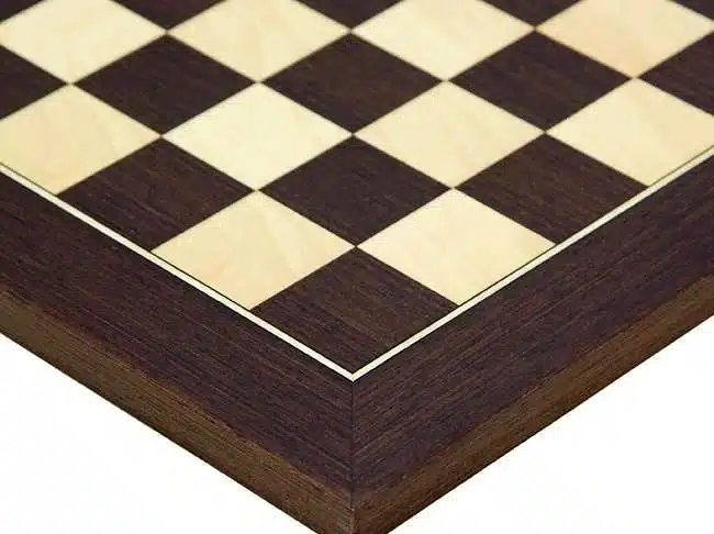 Ensemble "Classic Wenge" Echiquier en Wenge et Erable & Jeu d'Echecs en Buis Ebonisé