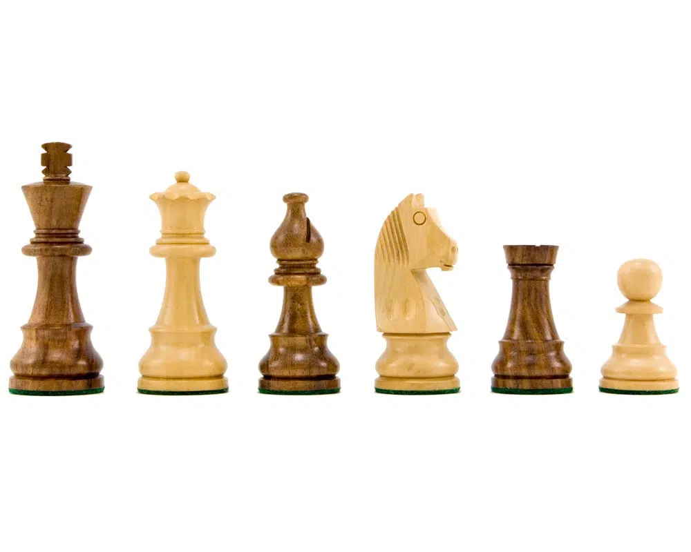 Jeu d'Échecs Staunton en Bois de Sheesham et Bois de Buis