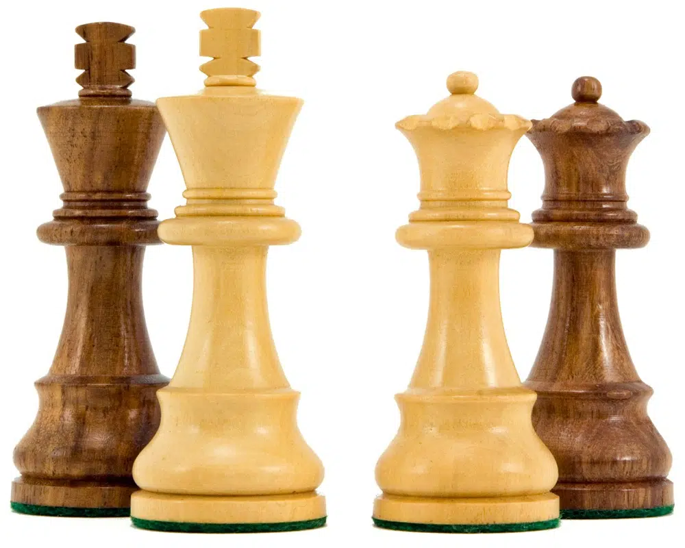 Jeu d'Échecs Staunton en Bois de Sheesham et Bois de Buis