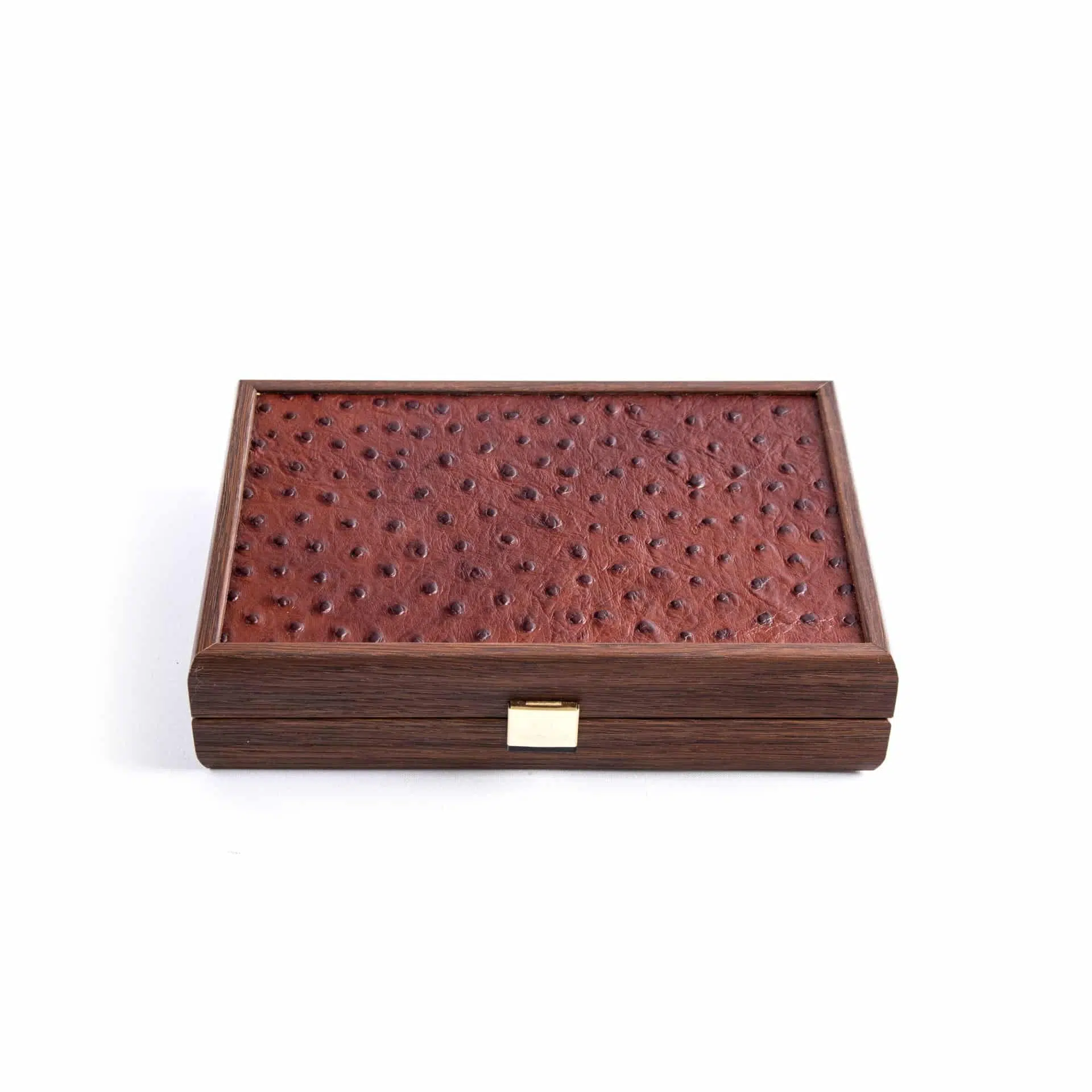 Domino Set Bruin - Kist van Leer en Hout