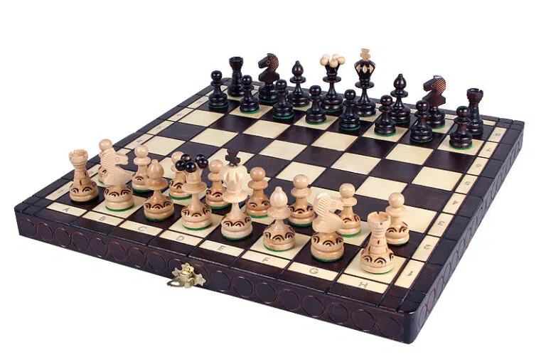 Opvouwbaar Houten Schaakspel Pearl
