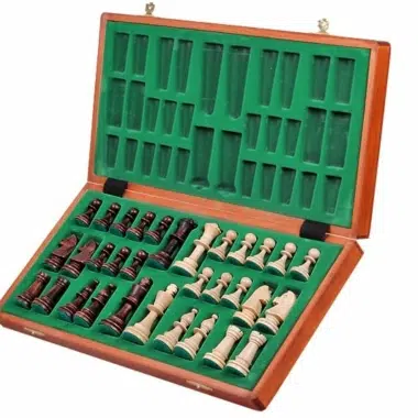 Alternative view of Schaakbord en Schaakspel in Hout met Opbergruimte