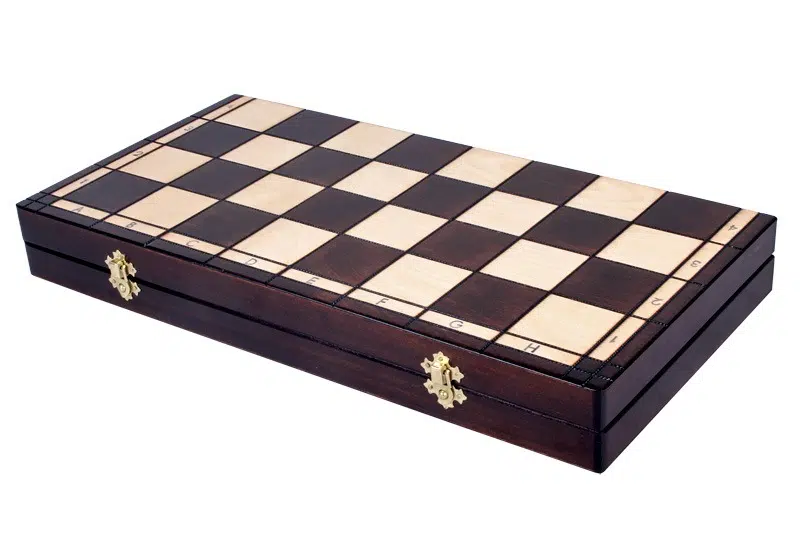 Groot Opvouwbaar Schaakbord en Decoratieve Houten Schaakstukken met Opbergruimte - Afbeelding 9