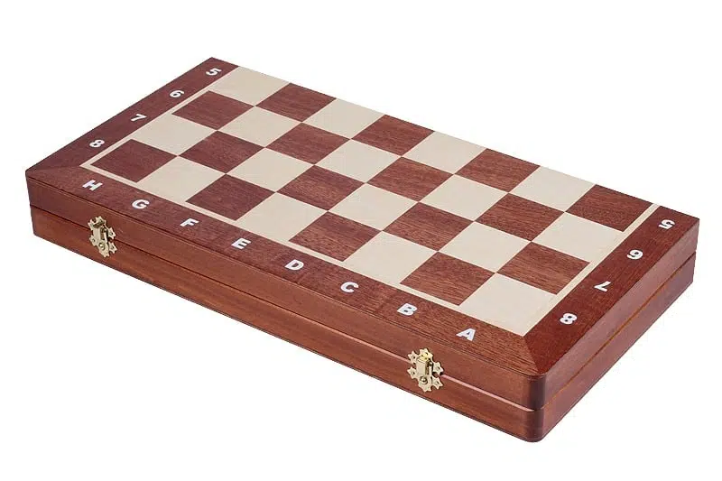 Opvouwbaar Schaakbord en Houten Schaakspel Maat 5 - Afbeelding 7