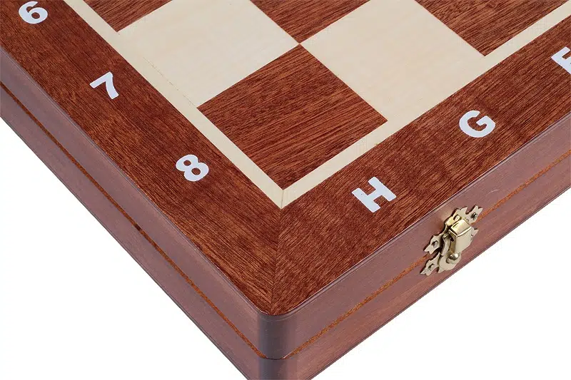 Opvouwbaar Schaakbord en Houten Schaakspel Maat 5 - Afbeelding 8