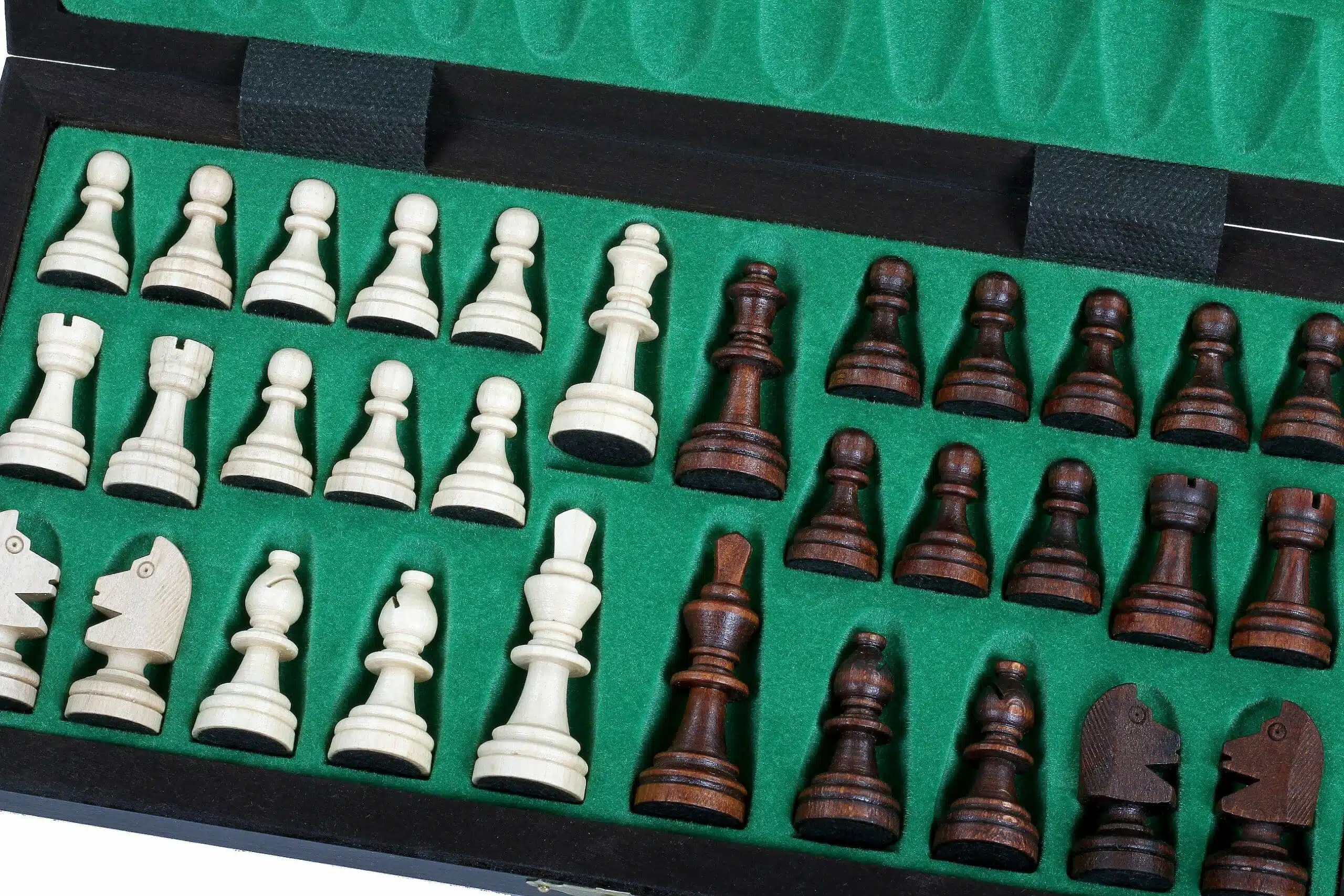 Klein Magnetisch Houten Schaakspel met Opbergruimte - Afbeelding 8