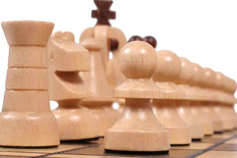 Opvouwbaar Houten Schaak- en Damspel - Afbeelding 9