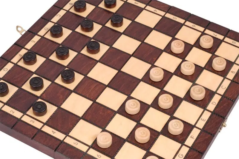 Opvouwbaar Houten Schaak- en Damspel - Afbeelding 5