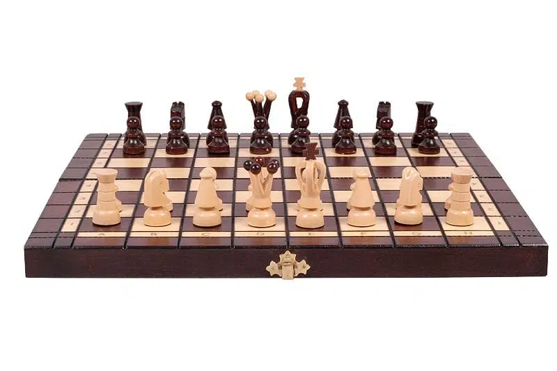 Opvouwbaar Houten Schaak- en Damspel - Afbeelding 7