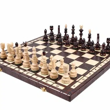 Opvouwbaar Houten Schaakspel met Schaakbord