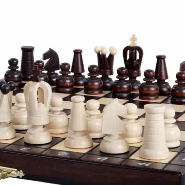 Opvouwbaar Houten Reisschaakspel