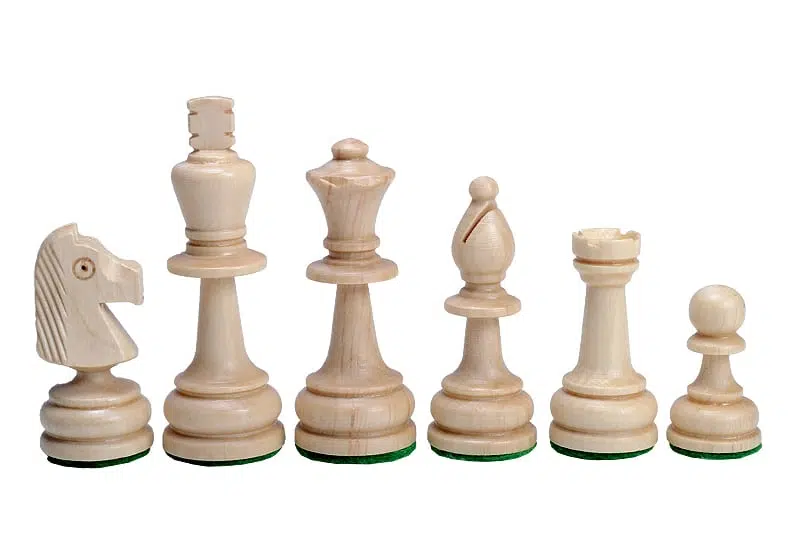 Opvouwbaar Alfanumeriek Houten Schaakbord met Opbergruimte en Houten Schaakstukken - Afbeelding 6