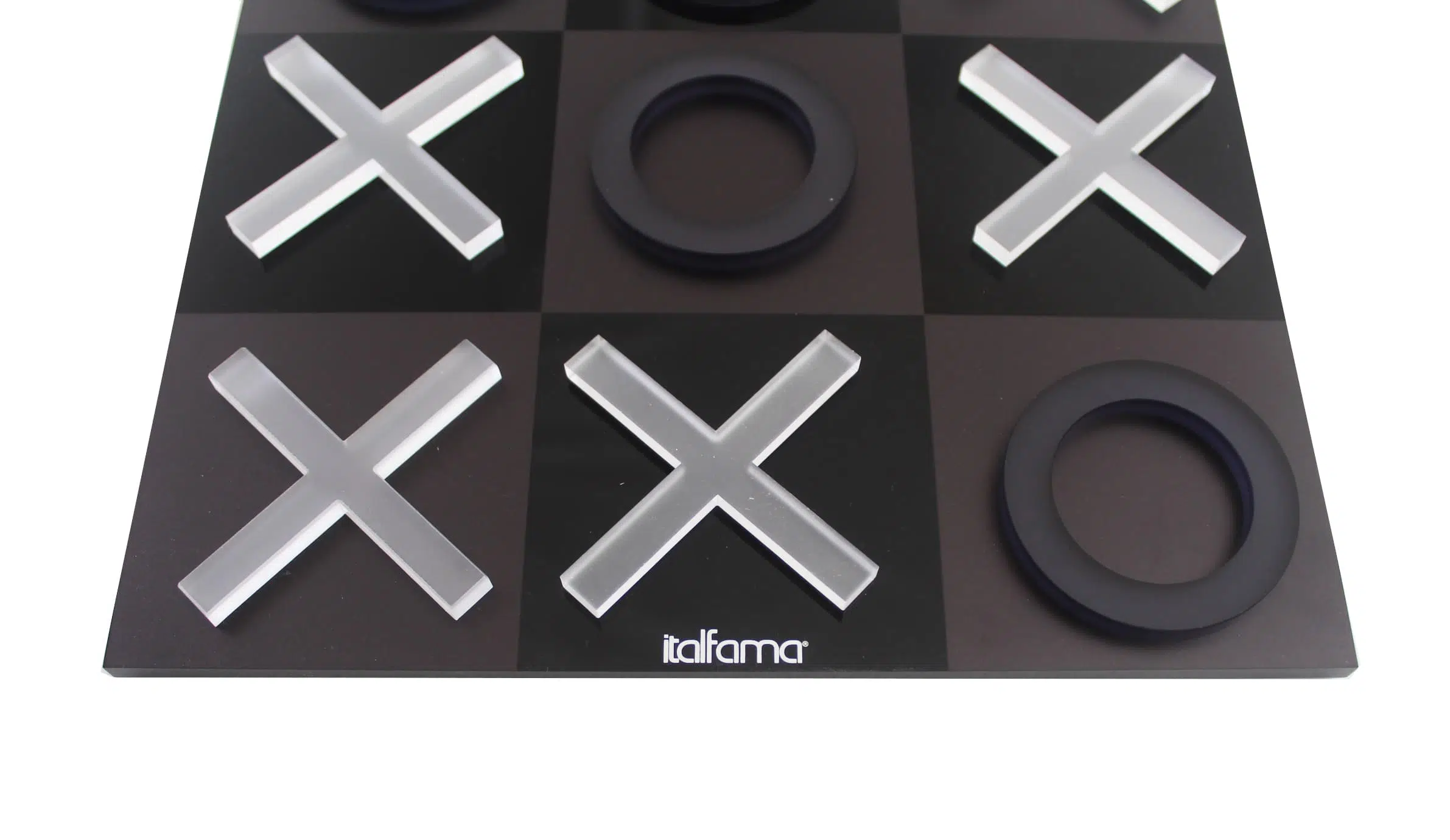Boter-kaas-en-eieren in Plexiglas met Opbergvak, Zwart-Wit - Afbeelding 3