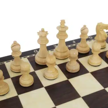 Alternative view of Staunton Schaakspel met Alfanumeriek Schaakbord