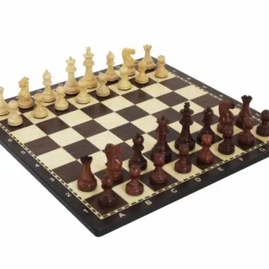 Staunton Schaakspel met Alfanumeriek Schaakbord