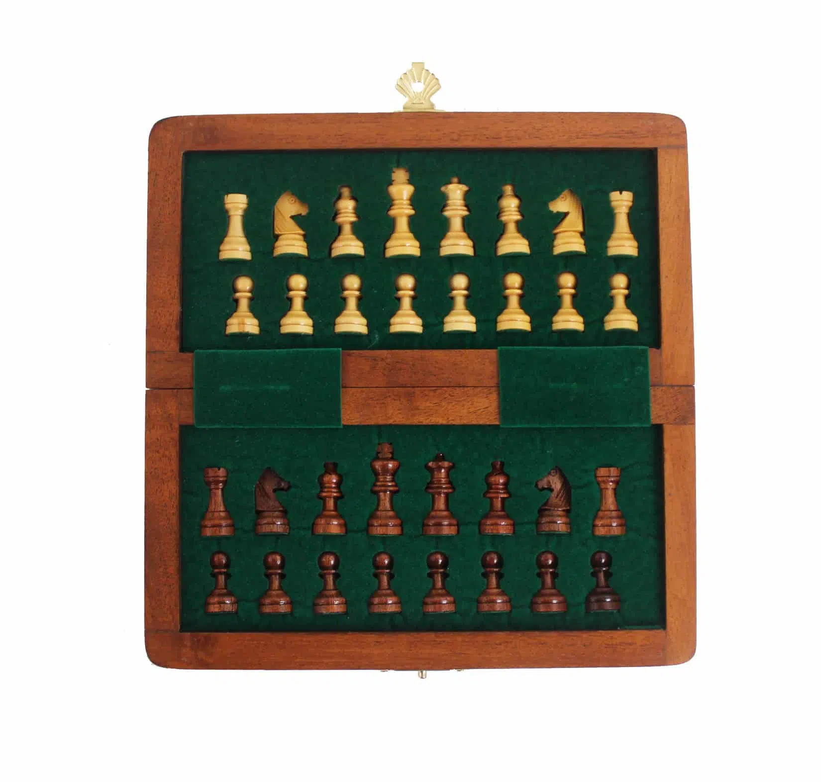 Magnetisch Houten Staunton Schaakspel - 5 Maten - Afbeelding 3