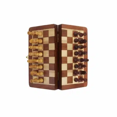 Magnetisch Houten Staunton Schaakspel - 5 Maten