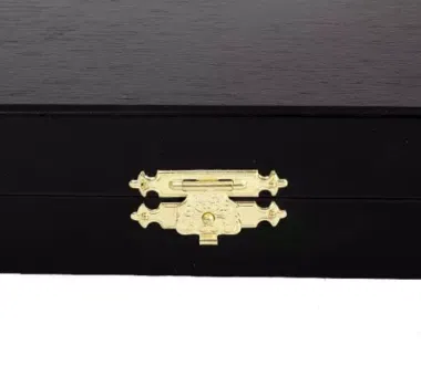 Boite de Rangement en Bois pour Jeu d'Échecs