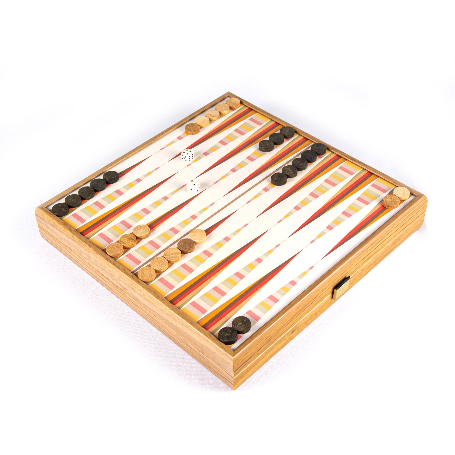 4-in-1 Houten Gezelschapsspel: Schaken, Backgammon, Ludo, Slangen & Ladders - Afbeelding 6