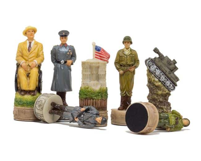 Schaakset Tweede Wereldoorlog - Roosevelt vs Hitler - Afbeelding 3