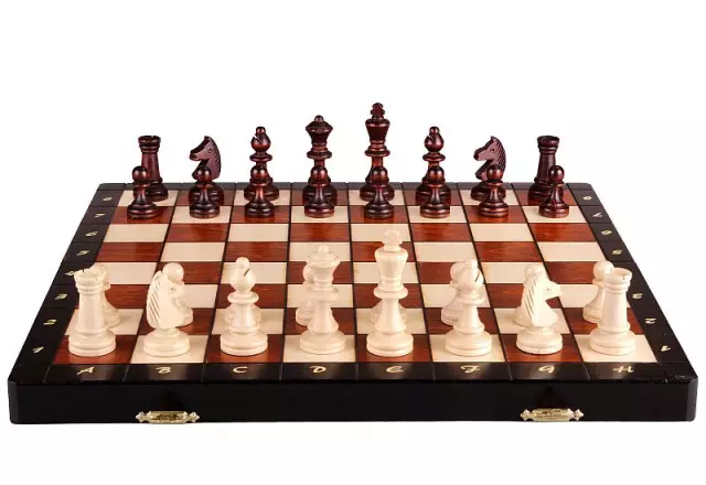 Jeu d'Échecs Magnétique 35x35 cm – Echiquier Magnetique en Bois avec Pièces Staunton