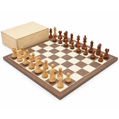 Schaakspel Fierce Knight Tournament Premium met houten schaakbord - Le Palais Des Echecs