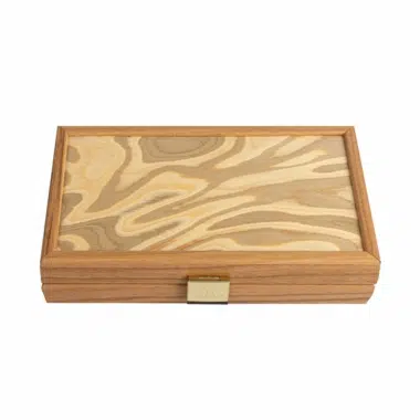 Alternative view of Kleine Backgammon Kurk Naturel Kubusdesign - Houten Pionnen
