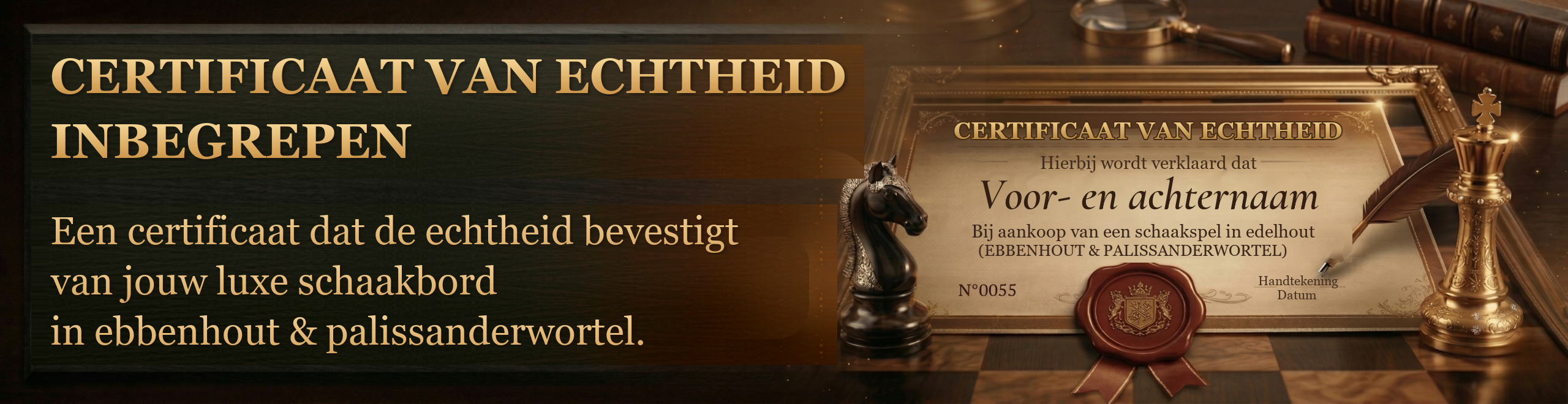 Certificaat van echtheid - Le Palais des Échecs