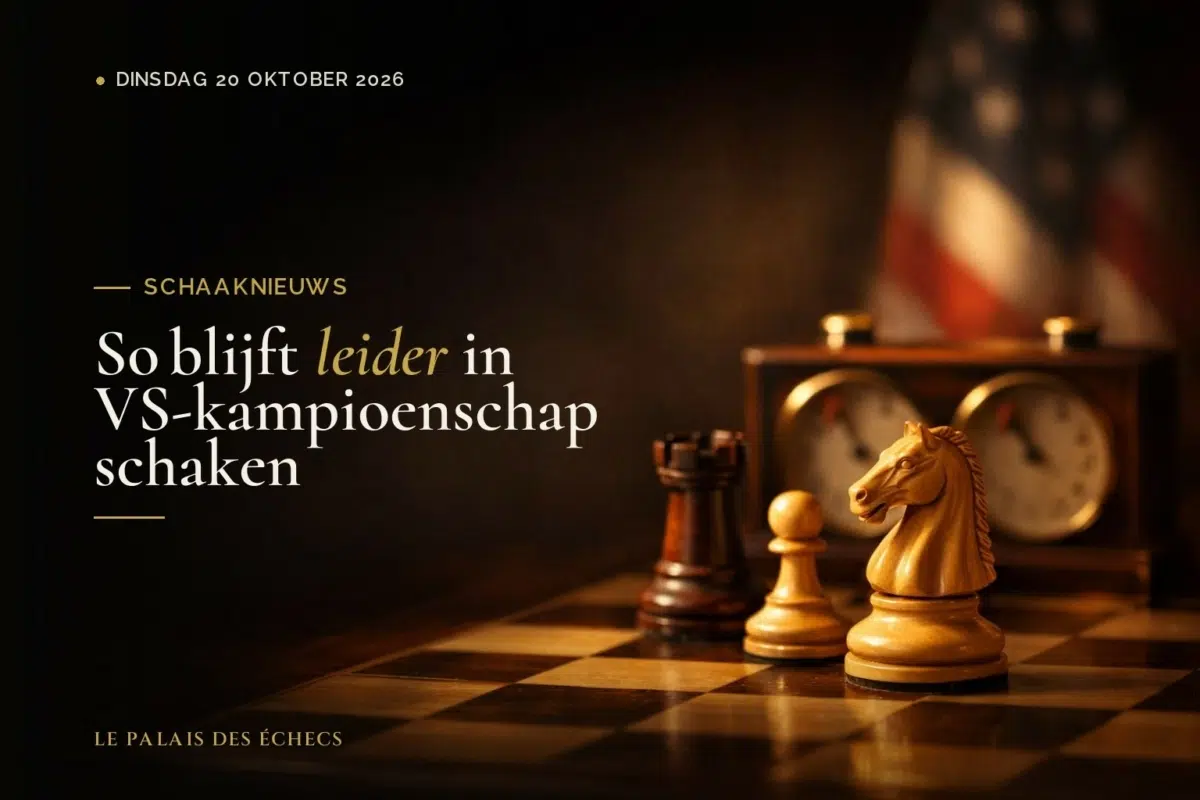 So blijft leider in VS-kampioenschap schaken