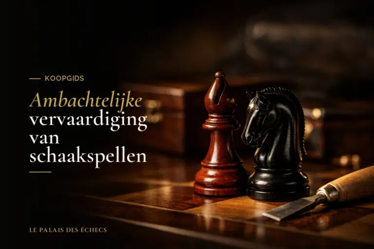 Ambachtelijke vervaardiging van schaakspellen