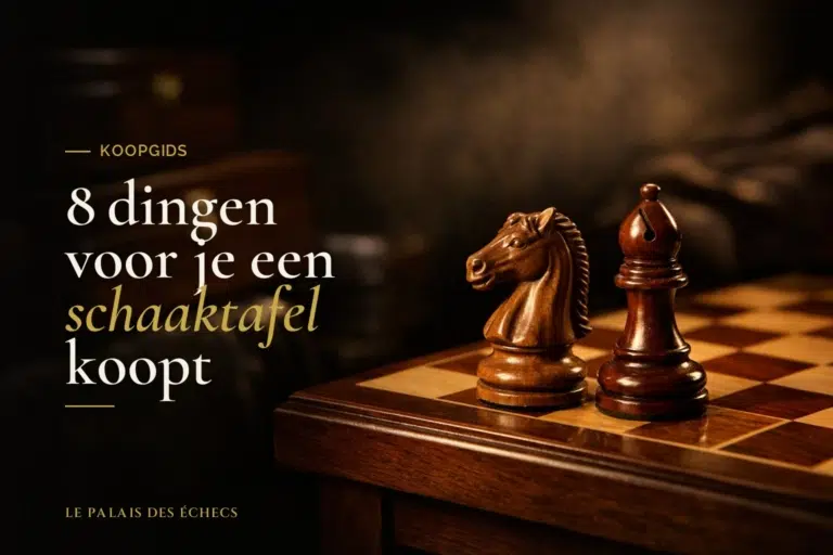 8 dingen voor je een schaaktafel koopt