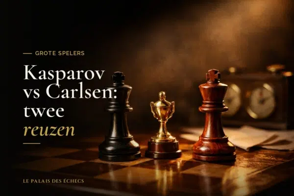 Kasparov vs Carlsen: twee reuzen